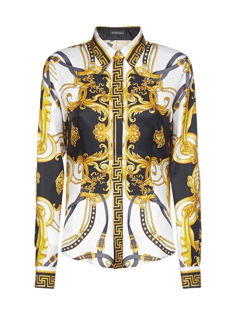 versace shirt women's|versace pantsuit.